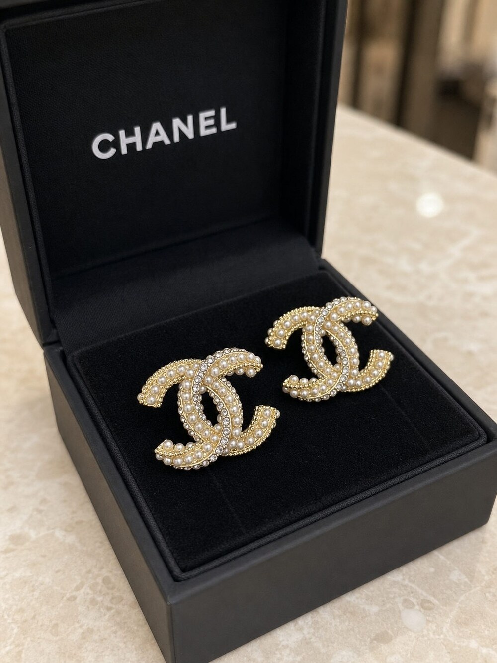 CHANEL Classic Parisian Earrings Style 13 | New with Box - Picture 4 of 9